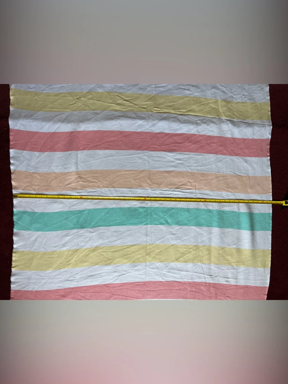 Victoria’s Secret Striped Beach Blanket with Tassels